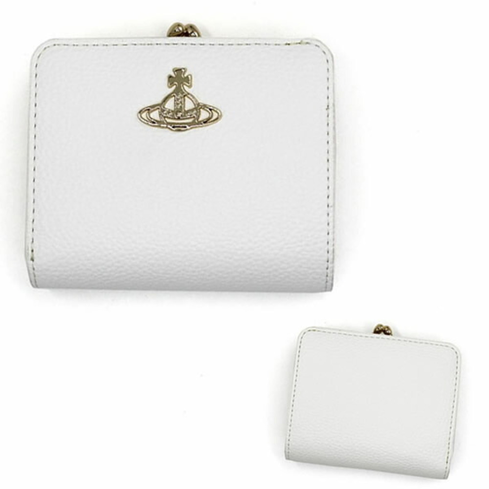 Vivienne Westwood Bifold Wallet Folding White RE VEGAN FR PKT